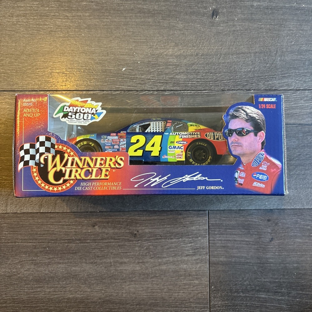 1/24 WINNER'S CIRCLE #24 JEFF GORDON 1999 DAYTONA 500 Monte Carlo DuPont